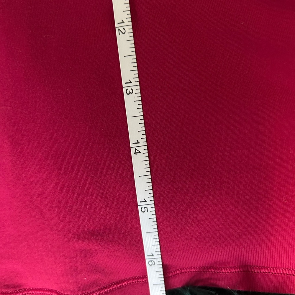 Lulu fuchsia Rouched Racerback Tank Top - Picture 9 of 9